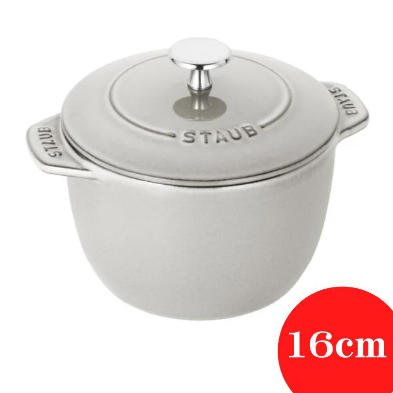 STAUB ラ·ココットdeGOHAN M グレー 16cm ストウブ STAUB | ラ・ココット de GOHAN 16cm グレー｜【公式】ACTUS