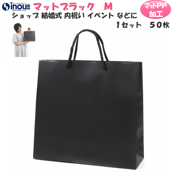 引き出品物 紙袋 マチ広 無地 手提げ紙袋 坐具ブラック 捕りもの 1背景50枚 3 110 299 風格マットpp処理 貨物輸送無料 黒 手提げ マチ広 無地 手提げ ラッピング プレゼント 頂戴物 結婚式祭 内祝い でき事 抽出し物 お甘味 婚姻バック ムッターの時代 乃父の日