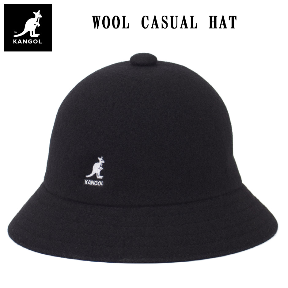 カン決勝点 KANGOL 羊毛 心地よい Wool Casual かぶり笠 かぶり笠 ブランド名 気が大きい大きさ kangol