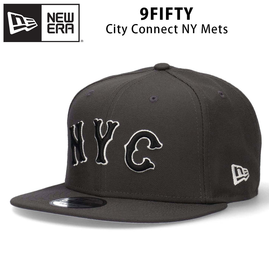 ニューエラ 9FIFTY ニューヨーク メッツ シティコネクト キャップ サイズ調整 NEW ERA NYロゴ ブランド 950 MYC メンズ レディース ベースボールキャップ 野球帽 メジャー 観戦 フラットバイザーキャップ ユニセックス やコール NY METS シティコネクトシリーズ