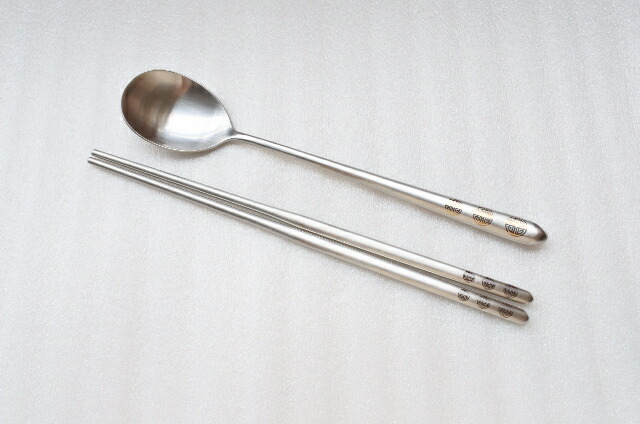 楽天市場 韓国真空スプーン 箸セット 田字草 仁寺洞 楽天市場店