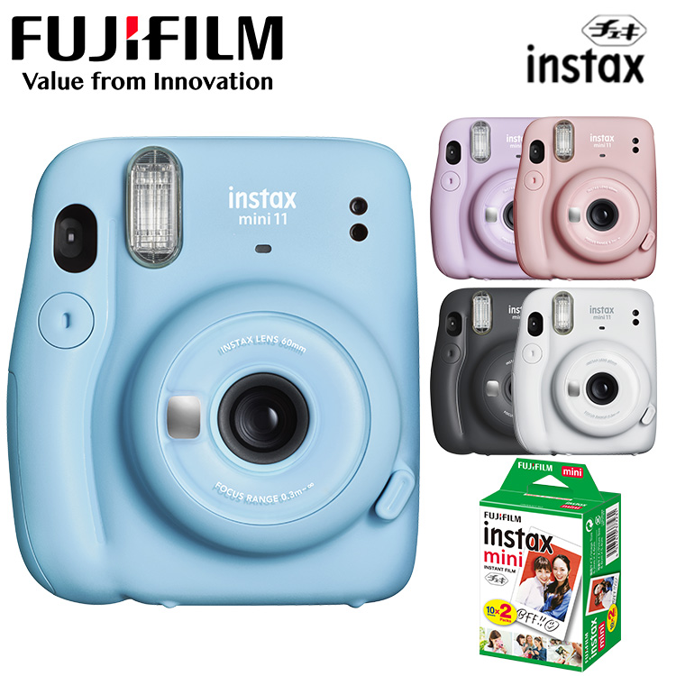 楽天市場 チェキ 本体 Instax Mini 11 フィルム10 2セットチェキカメラ チェキフィルム フィルム インスタントカメラ ポラロイドカメラ フィルムカメラ ポラロイド カメラ おしゃれ かわいい プレゼント Fujifilm 富士フイルム 富士フィルム D 照明とエアコン イエプロ