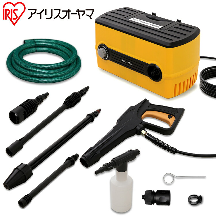 アイリスオオヤマ 高圧洗浄機 FIN-901W 高圧回転ブラシ付き 高圧洗浄機 FIN-901W（60Hz 西日本専用） H530111 │アイリス