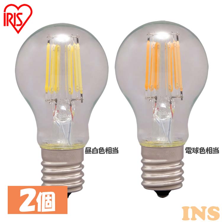 【楽天市場】【2個セット】LED電球 E17 電球 40W LED