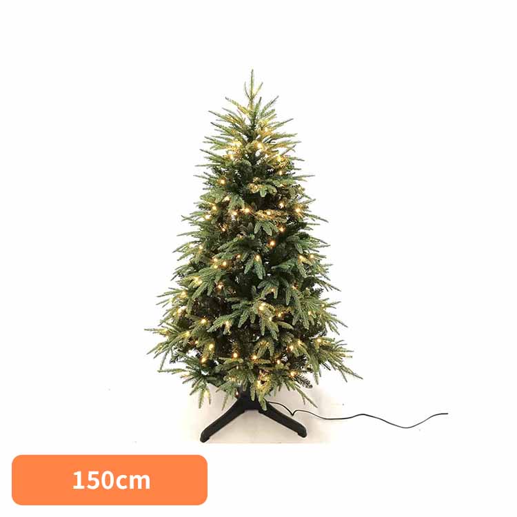 回転ライトツリー 150CM グリーン CTRR401-15L クリスマスツリー イルミネーション LED 回転式 珍しい クリスマス おしゃれ 株式会社エス・ティー・イー