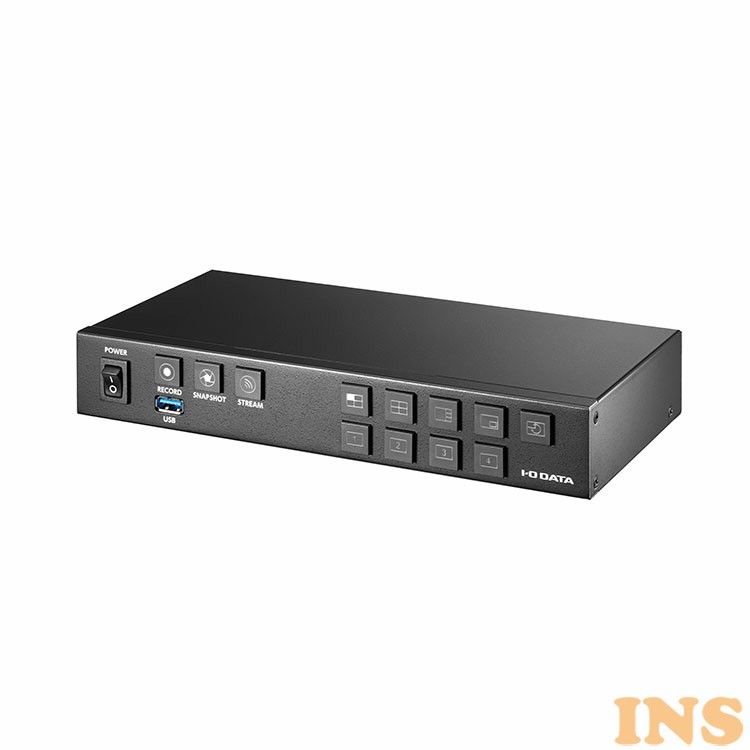 I-O DATE LIVE ARISER GV-LSBOX アイ・オー・データ GV-LSMIXER/I | 4Kパススルー対応 iPad連動型ストリーミングBOX
