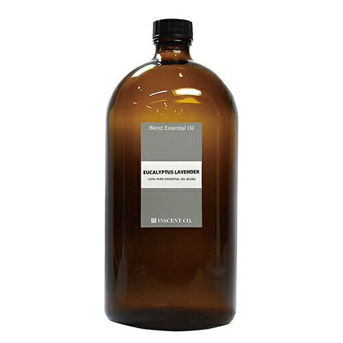 【ブレンドオイル】 ユーカリラベンダー 1000ml ブレンド 精油 エッセンシャルオイル 大容量 アロマ アロマオイル インセント （セール対象外商品）｜インセントオンラインショップ