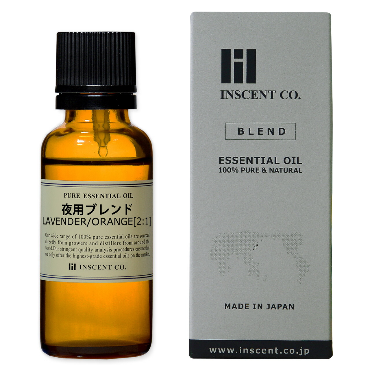 夜用ブレンドオイル ラベンダー オレンジ 2：1 30ml ブレンド 精油 IST エッセンシャルオイル アロマ 贈呈 インセント