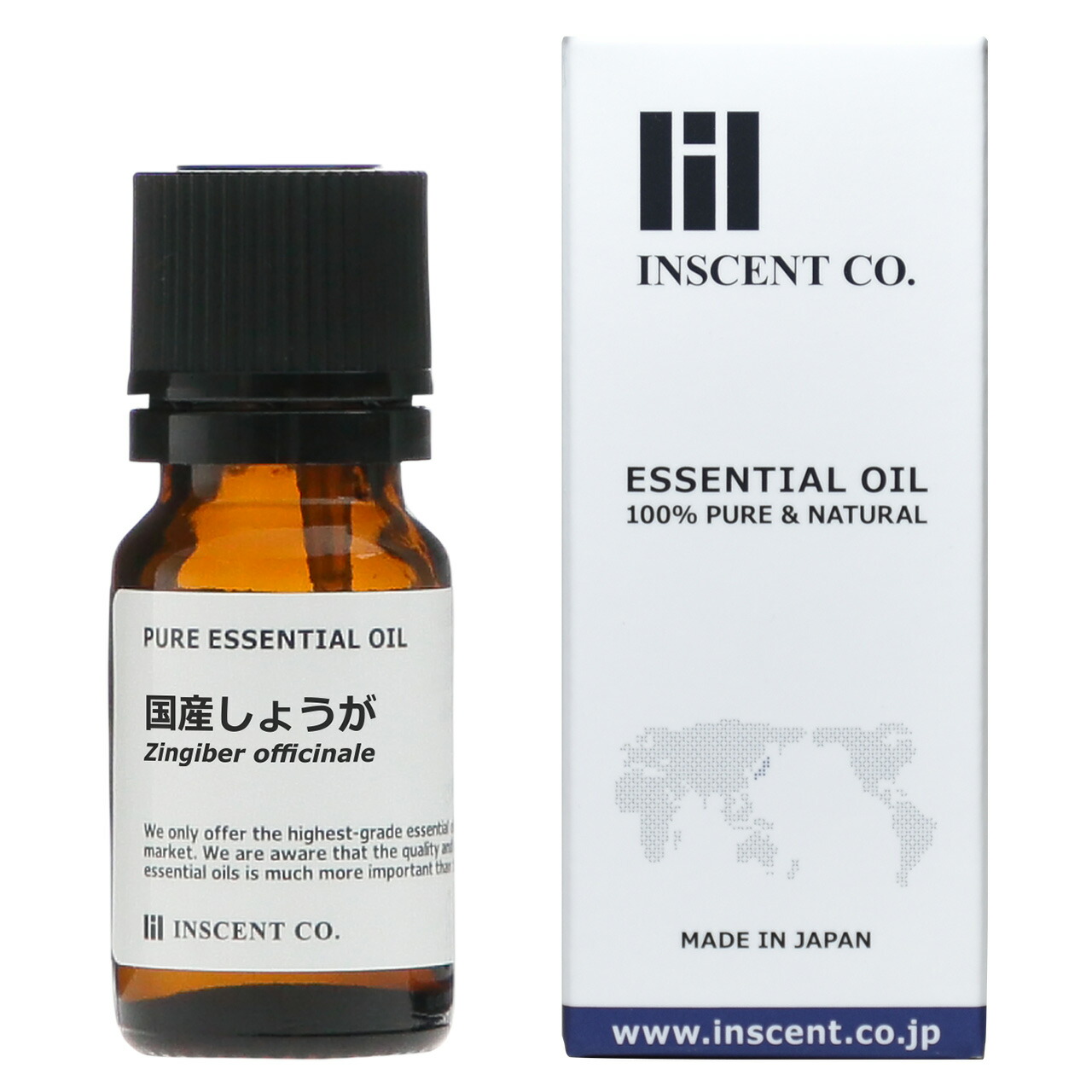 楽天市場】国産エッセンシャルオイル生姜 3ml 精油 和精油 いい