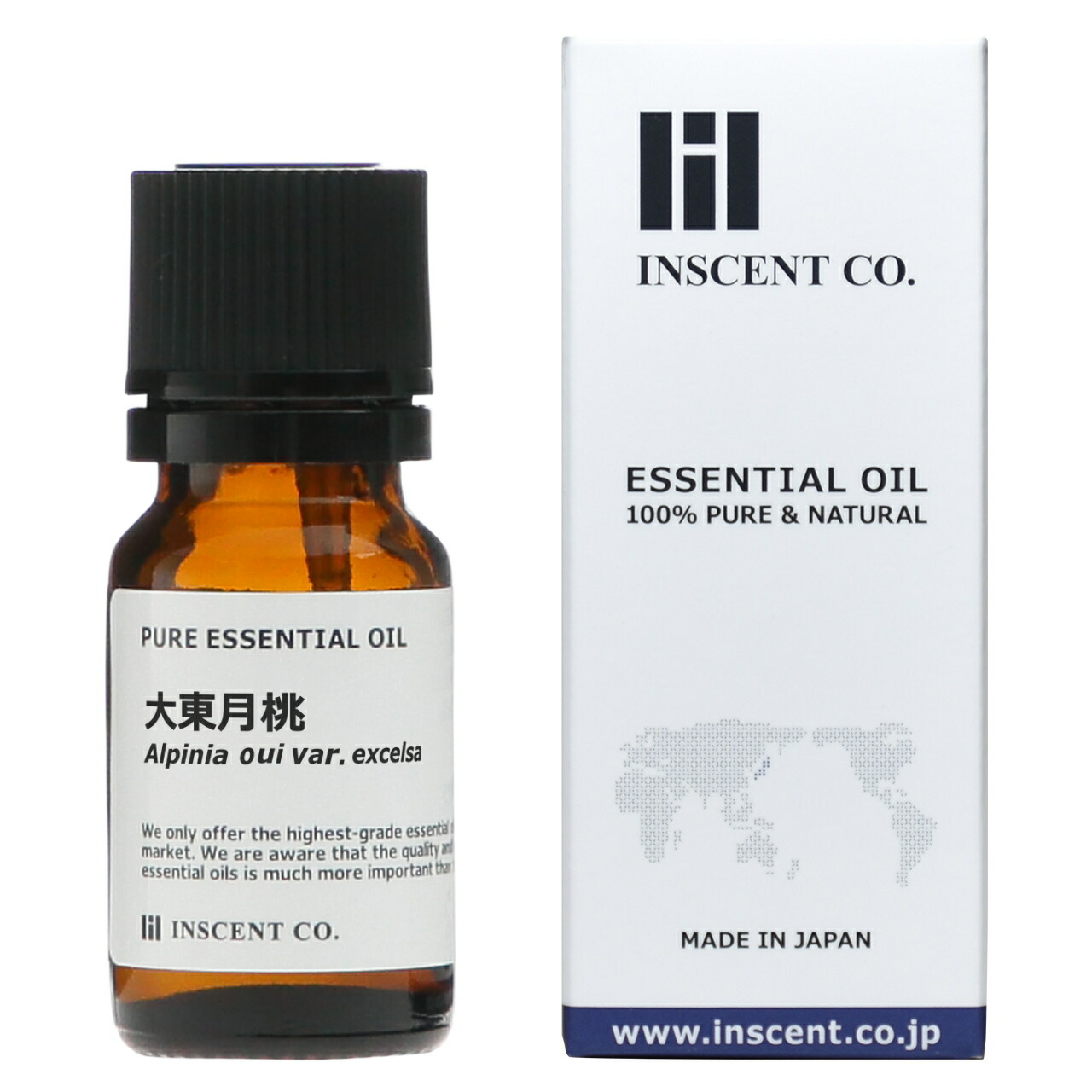 大東月桃 10ml (沖縄県/北大東島) エッセンシャルオイル 揮発油 アロマオイル 馨香 はたご屋仙 AEAJ お墨付き揮発油 日本馨香周囲の状況連合 アロマディフューザー 馨香加湿器【IST】