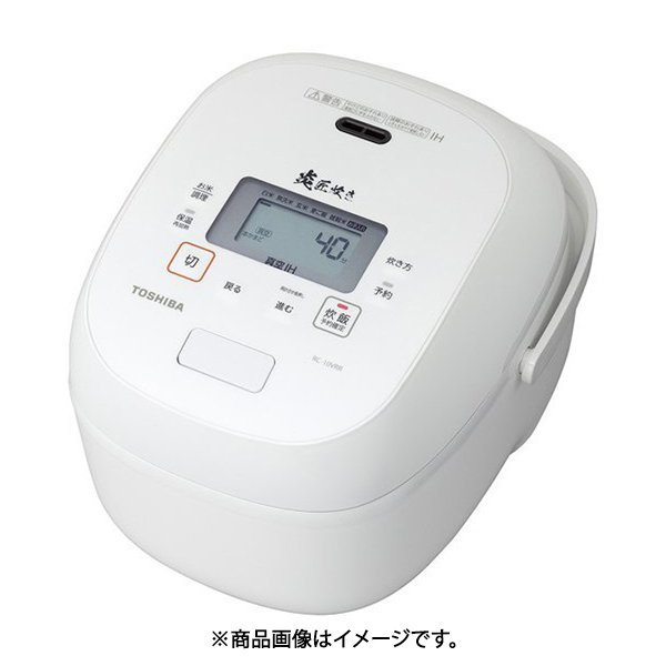 【楽天市場】東芝(TOSHIBA)IH炊飯器 真空IH RC-18VRR-W (ホワイト) 送料無料（※一部地域を除く）：insert