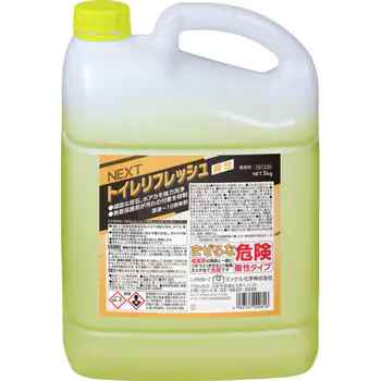 ミッケル化学 NEXTトイレリフレッシュ 酸性 5kg×4本 | 業務用 トイレ洗浄剤 送料無料