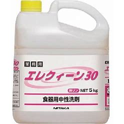 ニイタカ エレクィーン30 5kg×4本書き割り ｜ 御勤め用洗いもの剤 除菌・洗いもの兼用 食器・膳立て物の具用 貨物輸送無料