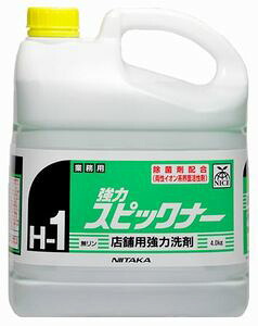 ニイタカ 強力スピックナー 4kg 油汚れ用強力洗浄剤 業務用 洗浄力抜群 厨房・換気扇・グリストラップ用