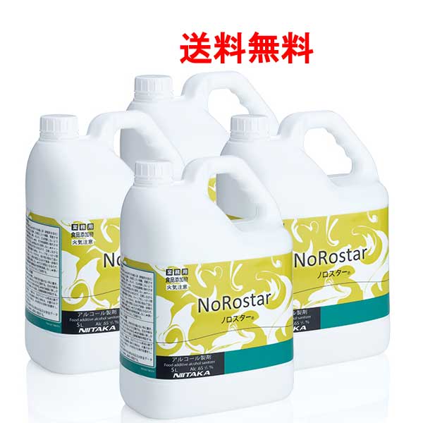 ニイタカ ノロジカはやりっ児 5L×4本【貨物輸送無料】ノロジカ濾過性病原体打つ手 除菌剤 御勤め用 容れものさし出し