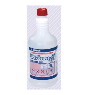 ニチネン マイアルファ75 1L×12本（付替用）【貨物輸送無料】お役目用気違い水除菌剤 ノロジカ濾過性病原体打つ手