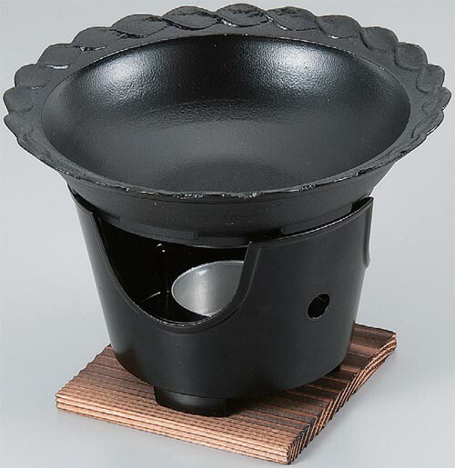 18珊越前鍋 黒 鍋・フライパン-キッチン用品・食器・調理器具