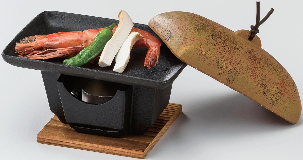 18珊 長角陶板 タタキ柄 フッ素製造 キッチン用品・食器・調理器具-鍋-鍋・フライパン