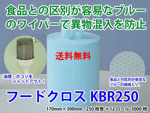 橋本はりつけ台 S保持者専用ロールワイパー KBR250 250枚×12本 人絹製 洗い濯ぎ用はりつけ台 事務室・バス発着場用