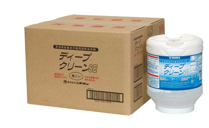 ニチネン ディープクリーンSE 3kg×4｜御勤め用洗いもの剤・勝手もと・勝手もと用 大静電容量容器に並べる