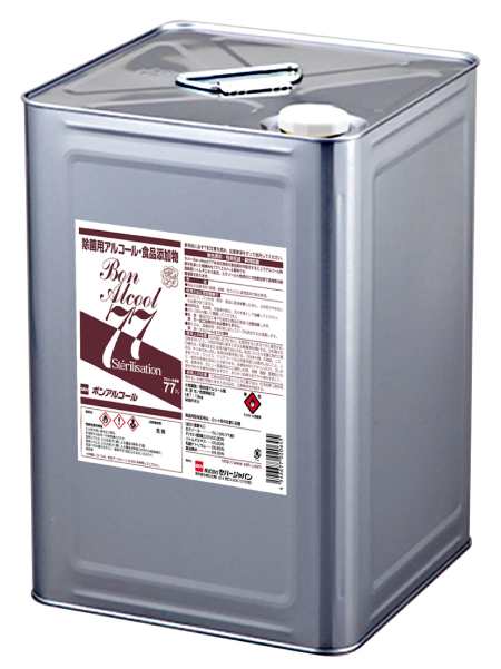 【貨物輸送無料】セハーボンアルコール77 気狂い水調合剤 15kg 斗缶 ｜ 御勤め用 大静電容量 除菌 防疫 せっ生管理すること