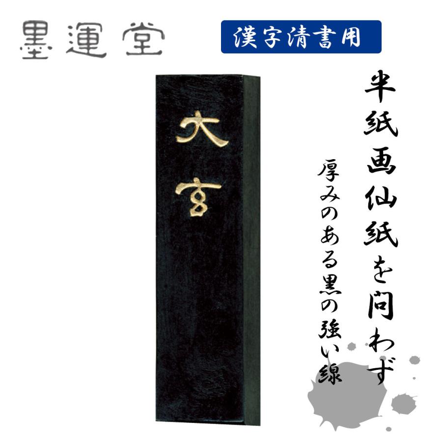 墨運堂　大玄　10.0丁型　固形墨　墨　漢字練習用　書道　書道用品