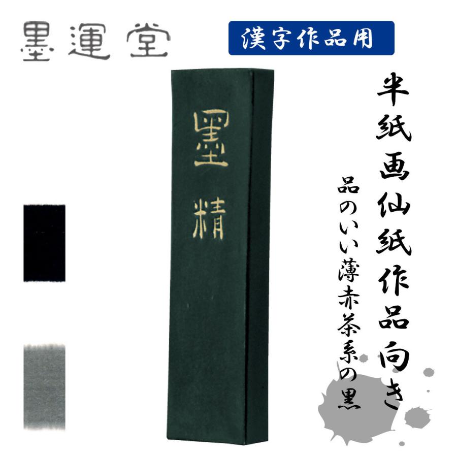 墨運堂　墨精　10.0丁型　固形墨　墨　漢字練習用　書道　書道用品