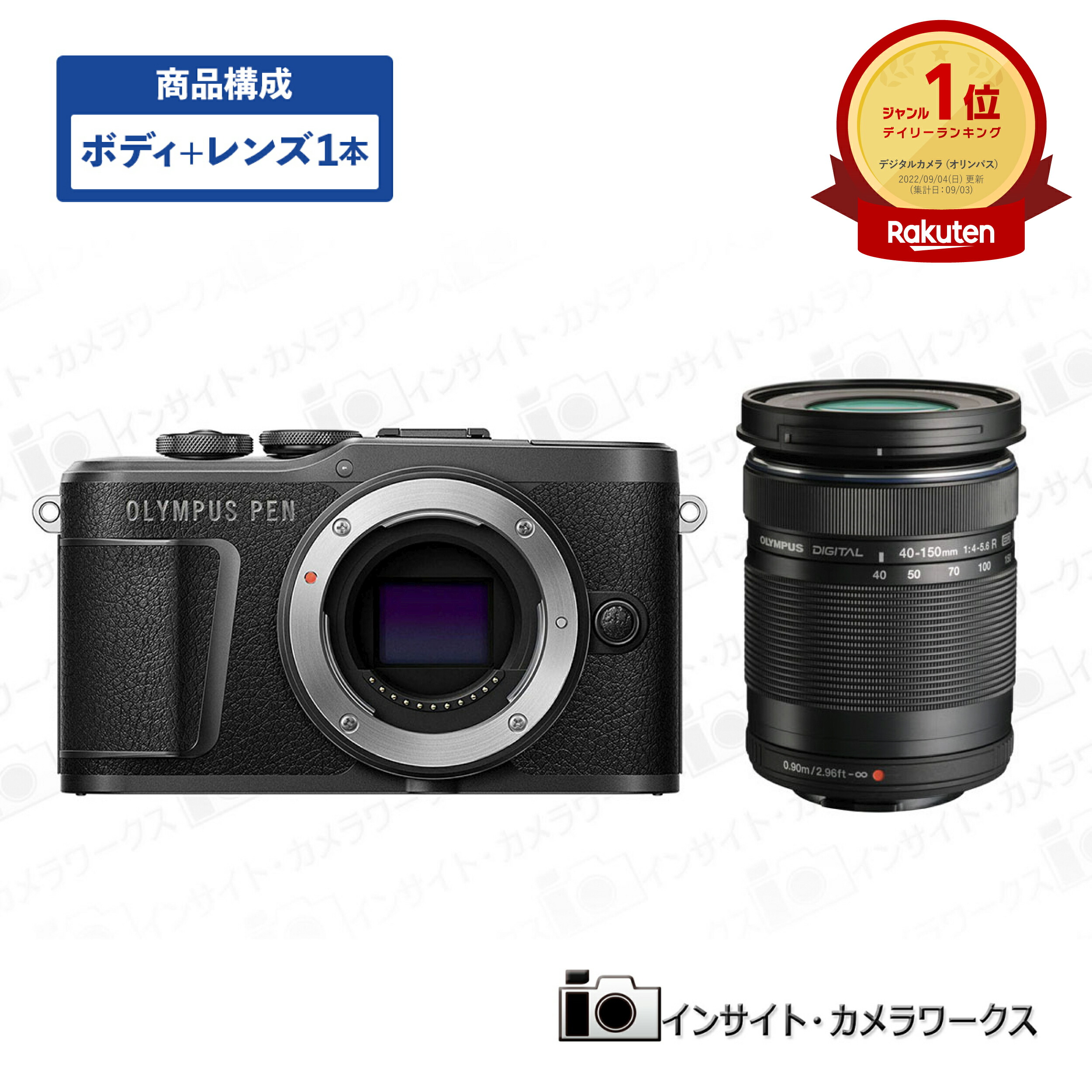 オプティミスティック OLYMPUS ミラーレス一眼カメラ PEN E-PL10 ボディー BLK