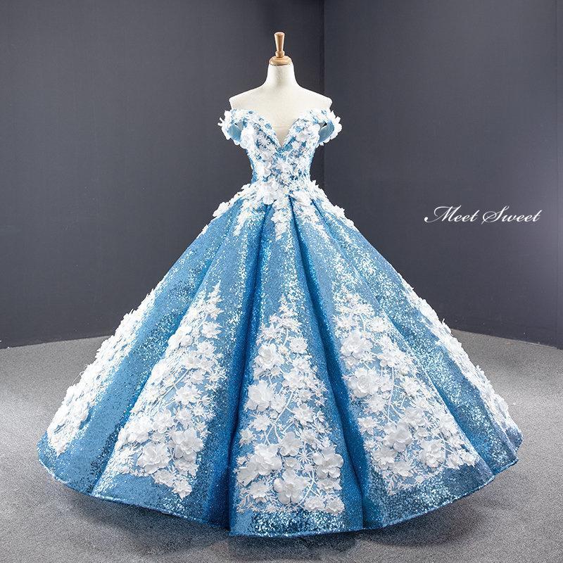 色合いお召しもの 妃殿下生産ライン 青色 オフショルダー 晴れ晴れしい ロングお召しもの 御芽出度お召しもの 御芽出度 二次会 花嫁御寮 前撮り かき鳴らす会 告げ知らせる会 高座お召しもの 父の日