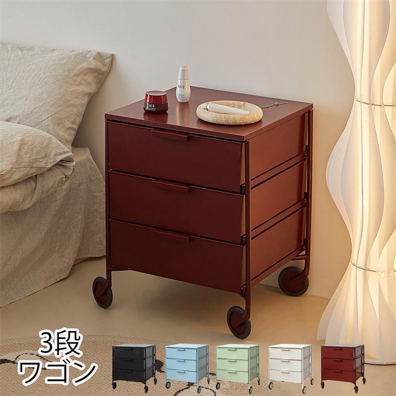 ワゴン 引き出し オフィスコム オフィスワゴン サイドワゴン 3段オールロック ASB製 デスクワゴン キャスター付きキャビネット デスク下収納 パソコンワゴン老人の日｜インサイトショップ