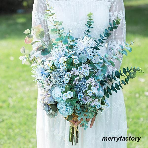 ◆ウエディングブーケ 結婚式 ローズ 造花 ウェディング用 アレンジメント 花嫁 披露宴 安い 手作り キット ブライダルブーケ ジュエリー老人の日|インサイトショップ