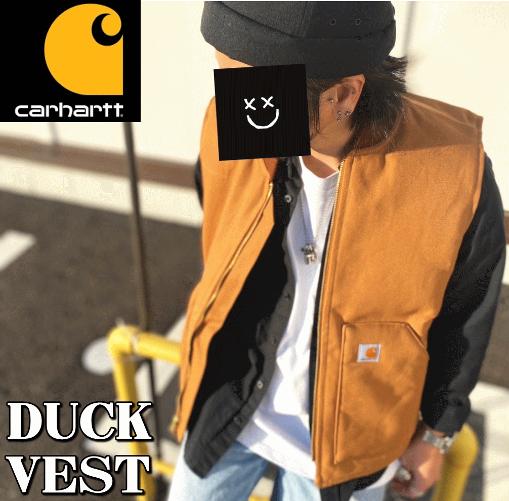 楽天市場】カーハート ベスト ジップ CARHARTT Duck Vest
