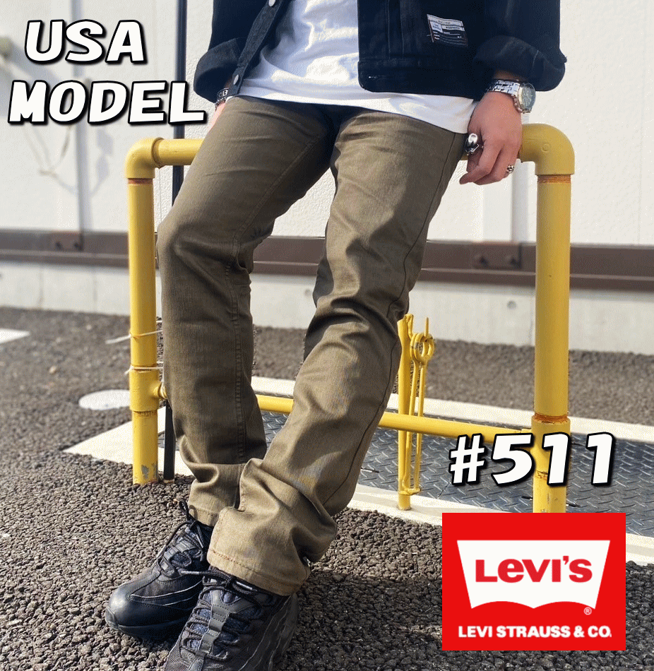 リーバイス ウォバッシュ デニム ジーンズ チノ LEVI'S / リーバイス】XX CHINO LOOSE STRT / XX チノ ルーズ