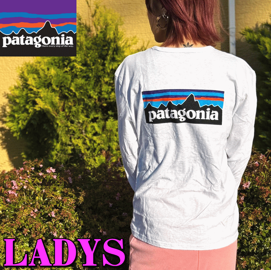 【レディース】 PATAGONIA パタゴニア Womens P-6 Logo Long Sleeve T-shirts ロゴ ロンT 37603