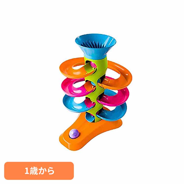 赤ちゃん おもちゃ ロールアゲイン タワー RollAgain Tower FA178-1 おもちゃ 赤ちゃん ベビー 知育玩具 出産祝い ギフト 誕生日 プレゼント ボールタワー