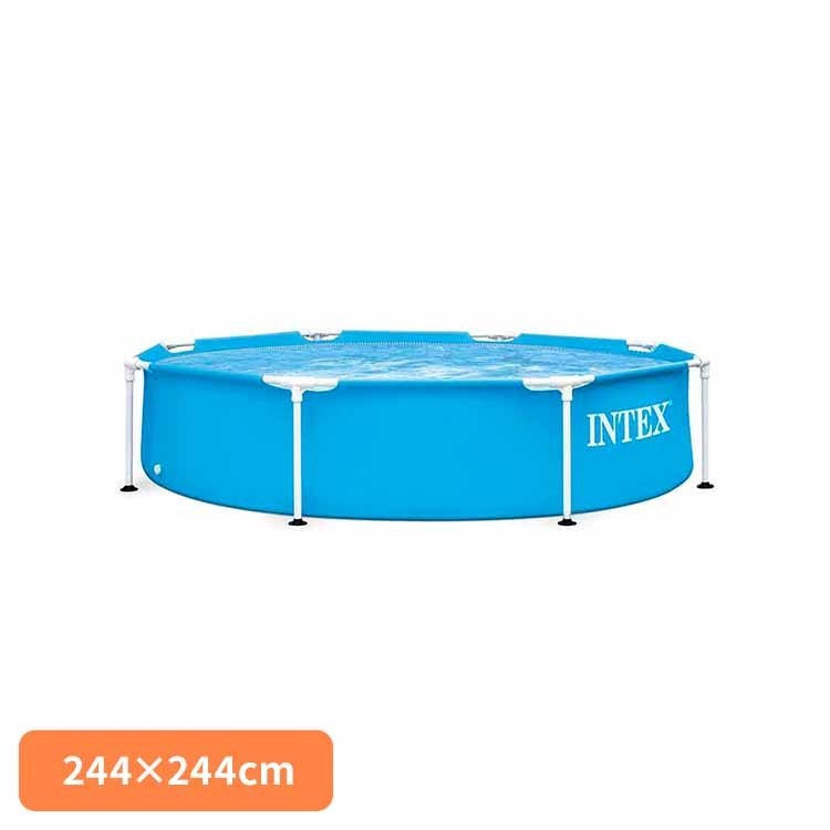 メタルフレームプール INTEX プール 大型 家庭用 AGP フレーム式 組み立て 丸形 INTEX