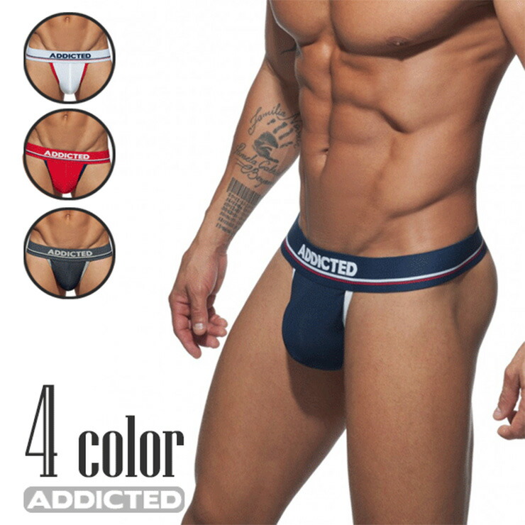 【楽天市場】正規品ADDICTED/アディクティッド メンズ インナー パンツ アンダーウェア シンプル セクシー Tバック SPORT ...