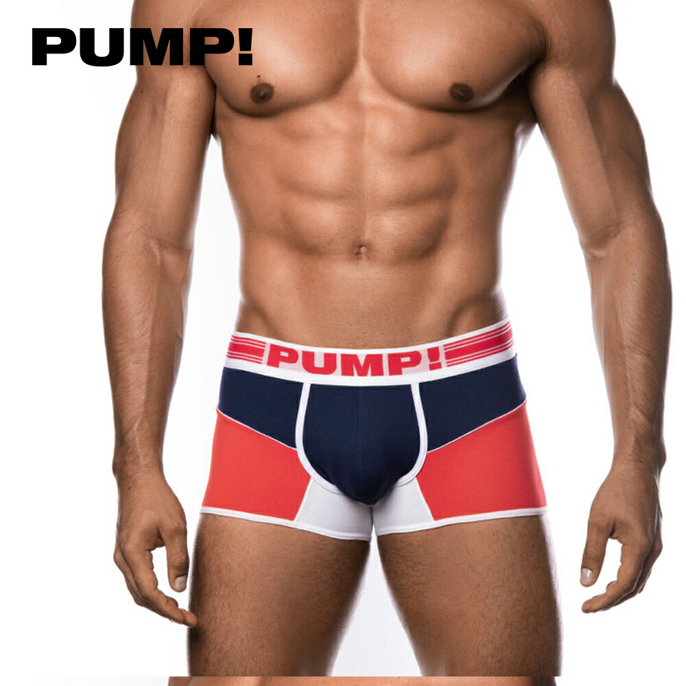PUMP ACADEMY FREE-FIT BOXER パンプ ボクサーパンツ ストレッチ PUMP! おしゃれ インナー 立体縫製 通気性 ストレッチ スポーツボクサーパンツ