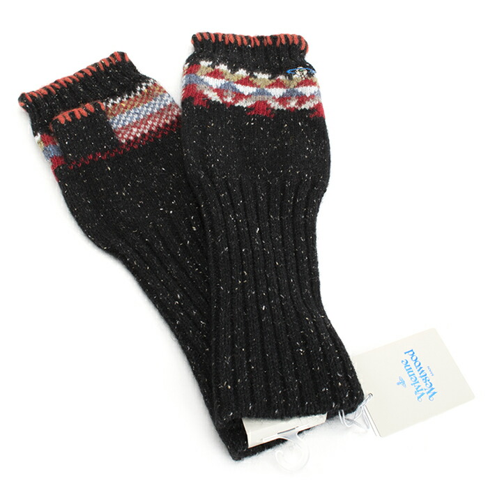ヴィヴィアンウエストウッドマン 手袋 デミグラブ 黒 Vivienne Westwood MAN 127vw14101001 メンズ 紳士 ギフト 定番 彼氏 彼女 プレゼント