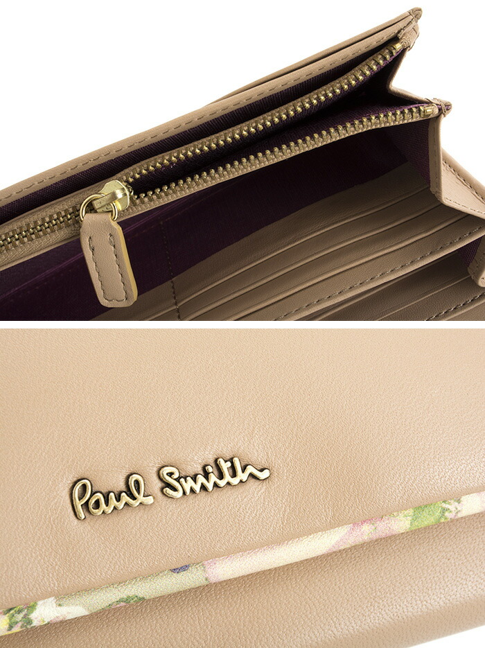 正規品 クーポン配布中 訳あり展示品箱なし ポールスミス 財布 長財布 ベージュ Paul Smith Pwa116 90 B レディース 婦人 売り切れ必至 Alliedhealthga Com