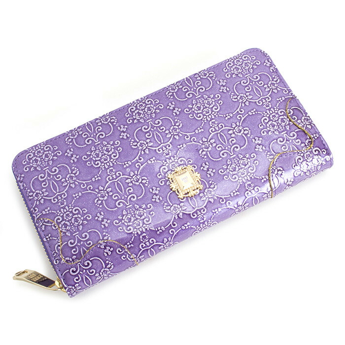 楽天市場】アナスイ 財布 長財布 L字ファスナー 紫(パープル) ANNA SUI