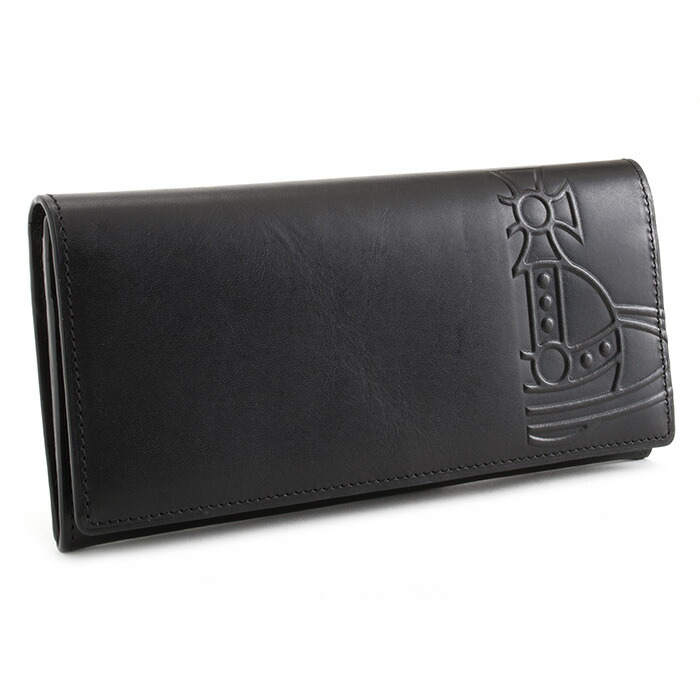 Vivienne Westwood 黒 レザー 長財布(箱あり) 138477-1.jpg