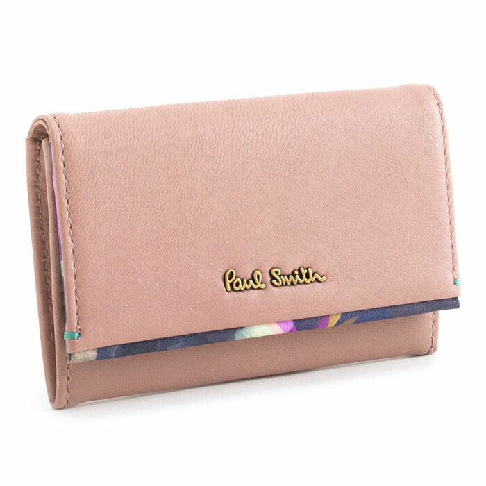 ポールスミス 名刺入れ カードケース ローズ Paul Smith pwu762-24 レディース 婦人 ギフト 定番 彼氏 彼女 プレゼント