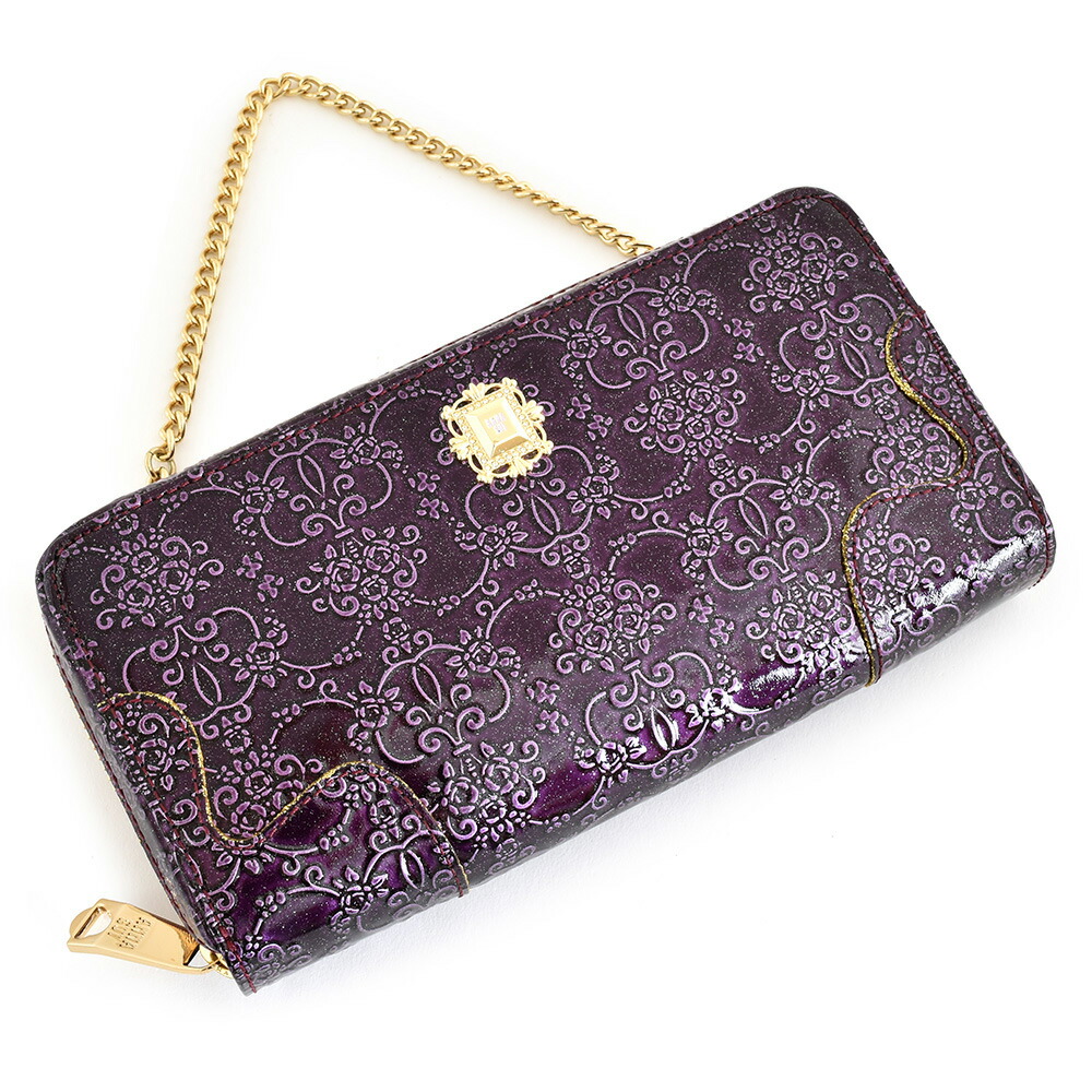ANNA SUI アナスイ バイキング ショルダーウォレット 財布 ANNA SUI - アナスイ ANNA SUI バイキング がま口付長財布 口金
