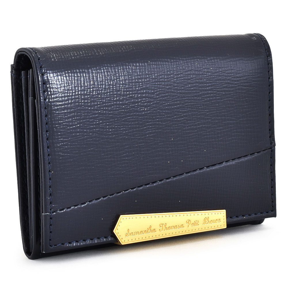 楽天市場】サマンサタバサ 名刺入れ カードケース パスケース 紺