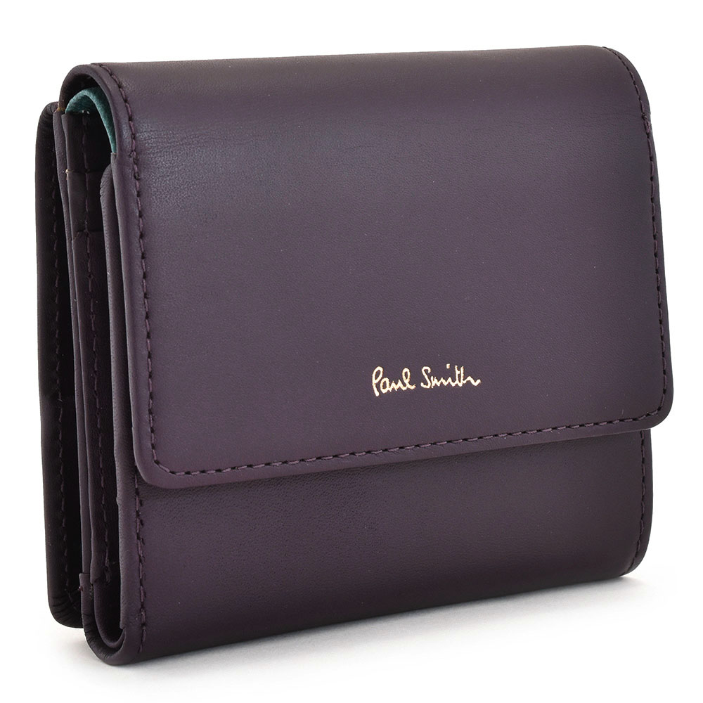 コンビニ受取対応商品 楽天市場 ポールスミス 財布 二つ折り財布 Box型 紫 パープル Paul Smith Pwd4 34 レディース 婦人 インスピレーション 史上最も激安 Www Masterworksfineart Com