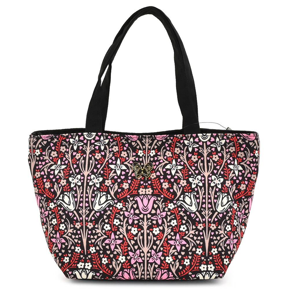 ✨極美品✨　ANNASUI 星柄ハンドバッグ 紫/黒　巾着　アナスイ　バケット 美品 ANNA SUI アナスイ がま口 ハンドバッグ チャーム付 総柄