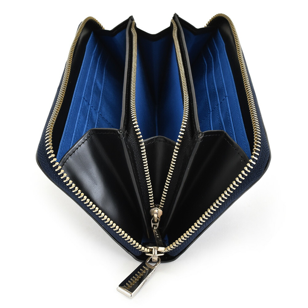 Bleu 長財布 財布 ランバンオンブルー Lanvin En 長財布 Bleu 紺 ネイビー ランバンオンブルー ラウンドファスナー Lanvin Bleu 紳士 インスピレーション En 財布 正規品 無料ギフトラッピング あす楽対応 クリスマス バレンタイン 財布 メンズ
