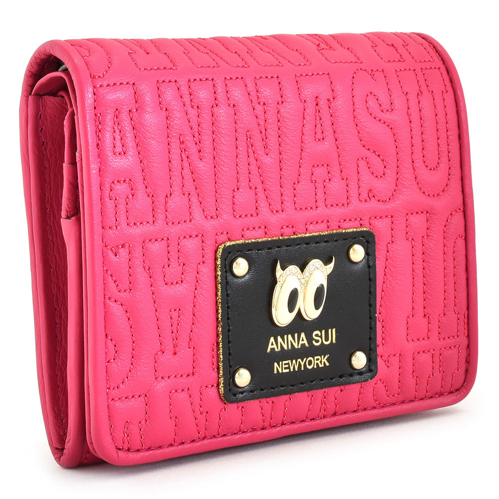楽天市場】アナスイ 財布 二つ折り財布 BOX型 ピンク ANNA SUI 315301