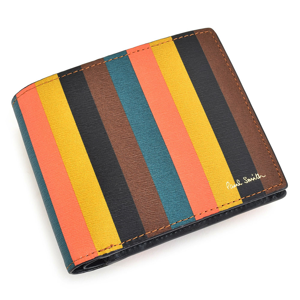 楽天市場】ポールスミス 財布 二つ折り財布 ストライプ Paul Smith